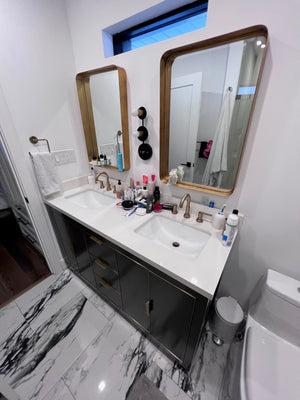 2 Gold Mirrors