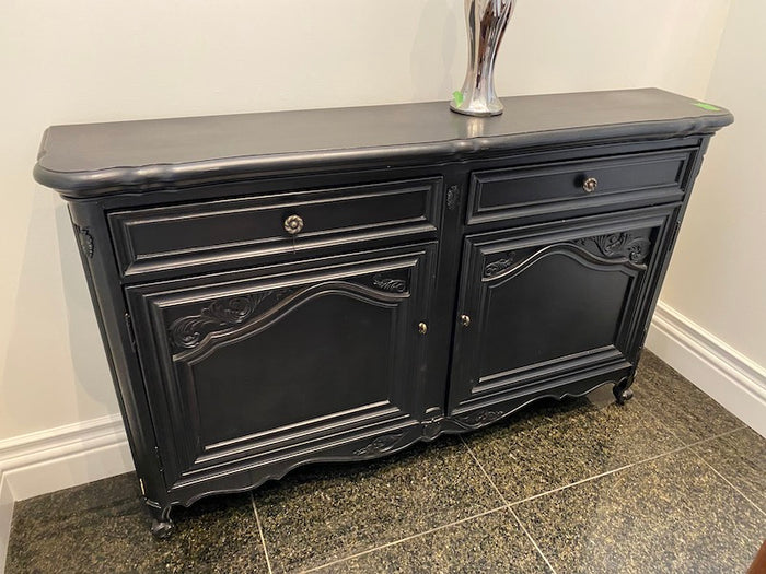 Pulaski Black Hall Chest