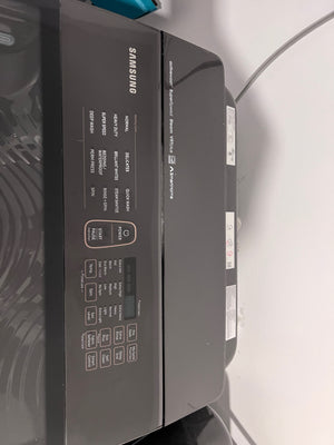 Samsung DVE54M8750V/AC Dryer + Samsung WA54M8750AV/A4 Top Load Washer