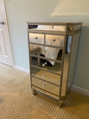 "Bombay" Mirrored Jewellery Chest