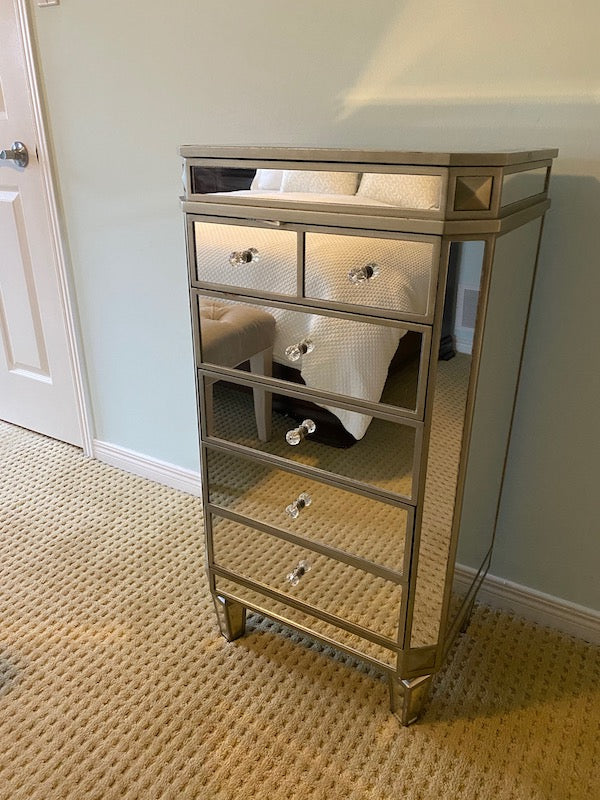 "Bombay" Mirrored Jewellery Chest