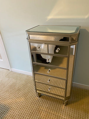 "Bombay" Mirrored Jewellery Chest