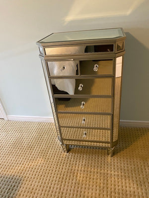 "Bombay" Mirrored Jewellery Chest