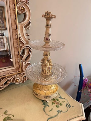 Ornate 2-Tier Stand