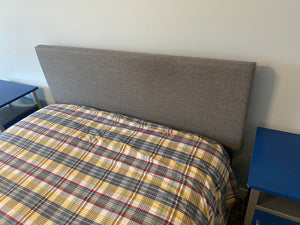 Double Grey Upholstered Headboard (*2 Available)