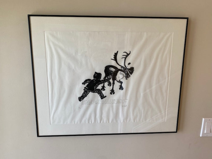 "The Traditional Way of Hunting" by Tivi Etook- Print