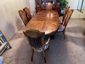 Vintage Sklar-Peppler Dining Table + 6 Chairs