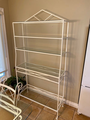 Baker's Rack, Glass Shelving
