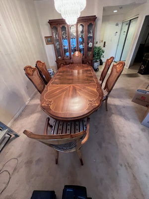 Vintage Sklar-Peppler Dining Table + 6 Chairs