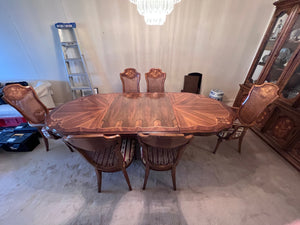 Vintage Sklar-Peppler Dining Table + 6 Chairs