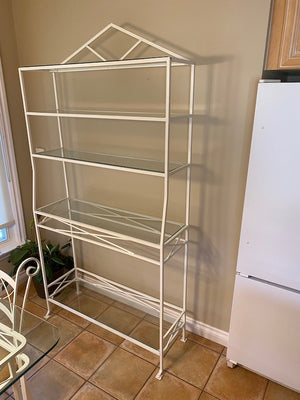 Baker's Rack, Glass Shelving