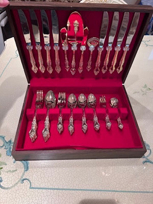Royal Sealy Gold Plated Stainless Steel Flatware Set