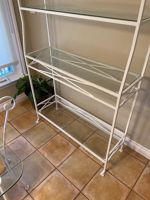 Baker's Rack, Glass Shelving