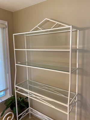Baker's Rack, Glass Shelving