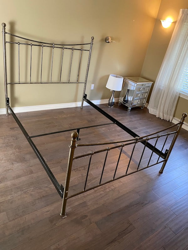 Custom Made Queen Wrought Iron Bed Frame