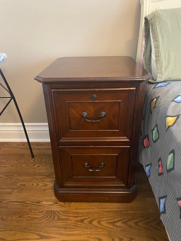 Pair of "Whalen" 2 Drawer Filing Cabinets