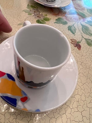 4 Porcelanas Rabat Barcelona Cups & Saucers