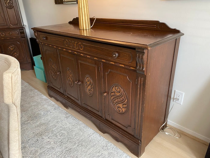 Vintage Solid Wood Sideboard