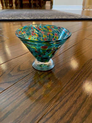 Small "MJH" Glass Bowl