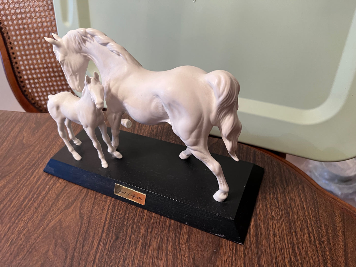 Figurine Beswick England - Poulain Cheval Marron Brillant - Porcelaine 5 Pouces