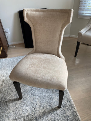 'Bernhardt Furniture' Double Pedestal Dining Table + 9 Caracole Chairs