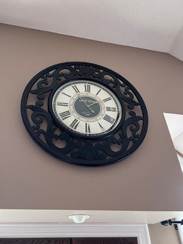 HomeSense Wall Clock Decor- 3ft