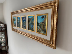 Original Framed Paining, 1 Piece 5 Paintings