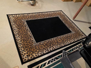 "Jungle" Area Rug- Made in Belgium 6ft x 7ft