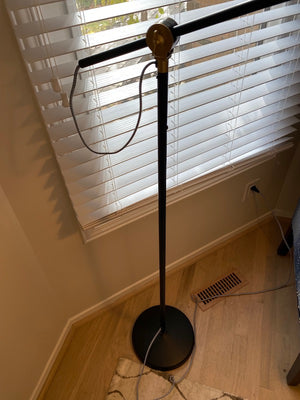 IKEA RANARP Black Tilting Floor Lamp