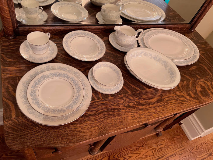 Royal Doulton "Meadow Mist" HN 5007 Dinnerware Set- Service for 12 + 5 Serving Pieces (89 Pieces Total)