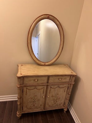 Stein World Accent Chest + Oval Mirror