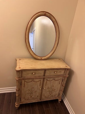 Stein World Accent Chest + Oval Mirror