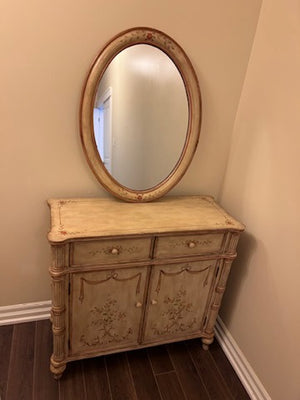 Stein World Accent Chest + Oval Mirror