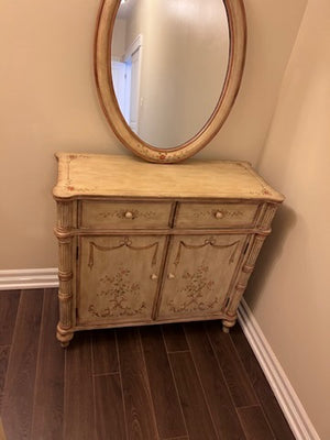 Stein World Accent Chest + Oval Mirror