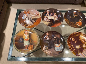 Norman Rockwell 7 Collector Plates