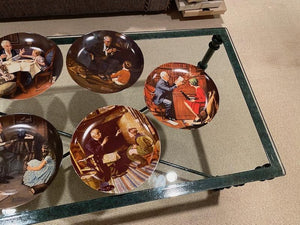 Norman Rockwell 7 Collector Plates