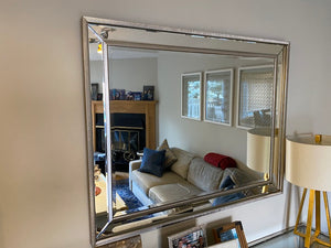 Modern Double Framed Mirror