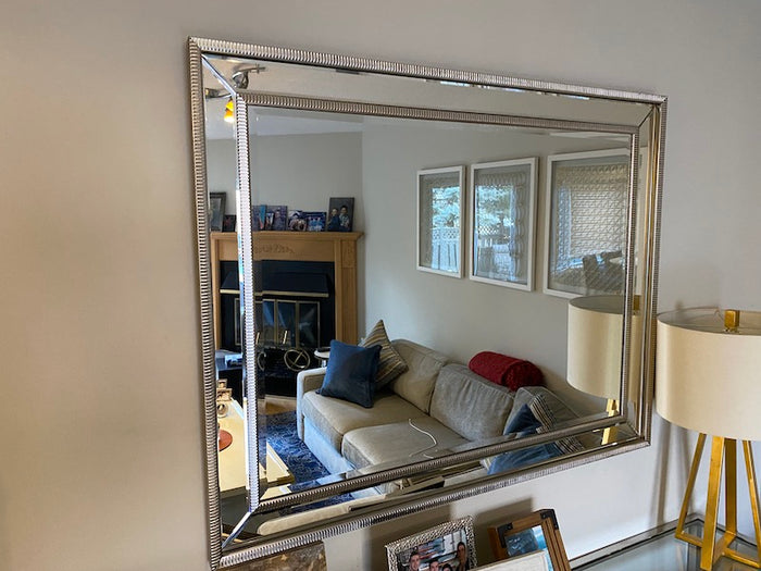 Modern Double Framed Mirror