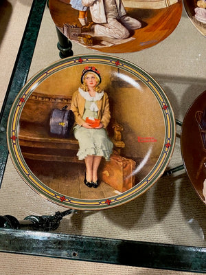 Norman Rockwell 7 Collector Plates
