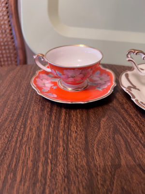 3 Miniature Hutschenreuther Cups & Saucers