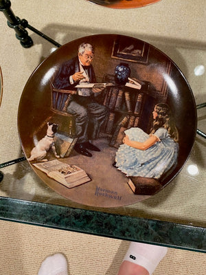 Norman Rockwell 7 Collector Plates