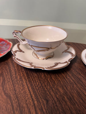 3 Miniature Hutschenreuther Cups & Saucers