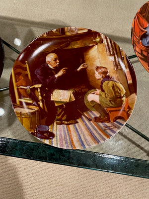 Norman Rockwell 7 Collector Plates