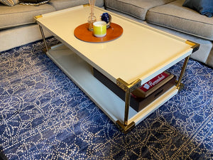 Bernhardt Brielle 340-024 Cocktail Table, Cream Coloured