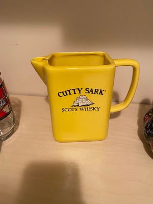 Yellow Cutty Sark Scots Whisky- Mini Bar Pitcher