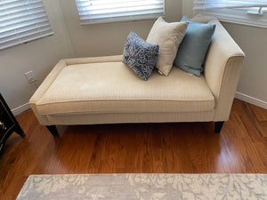 Beige Chaise Lounger