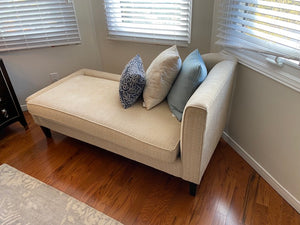 Beige Chaise Lounger