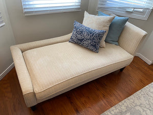 Beige Chaise Lounger