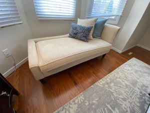 Beige Chaise Lounger