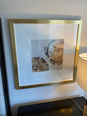 Abstract Wall Art, Gold Frame